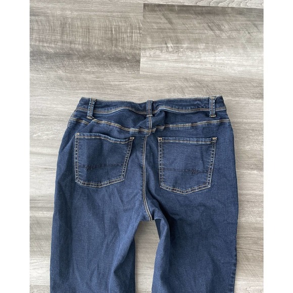 Maurices Curvy Skinny Slim Jeans 8 Dark Wash A7 - Picture 5 of 5